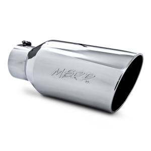 MBRP - MBRP Exhaust Tip 5" inlet, 8" outlet, angle cut 18" long, T-304 Stainless