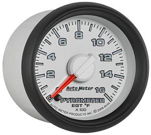Autometer - Auto Meter Dodge 3rd GEN Factory Match, EGT Pyrometer (8544), 1600*