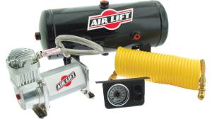 Air Lift - Air Lift On Board Air Compressor Kit, Quick Shot (Single Path)