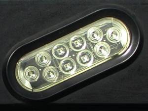 Ranch Hand - Ranch Hand LED 6" Oval Light, Clear