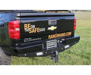 Ranch Hand - Ranch Hand Sport Series Rear Bumper, Chevy/GMC (2014-18) 1500, Lighted with Sensor Plugs