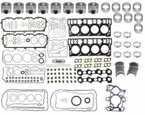 Mahle - MAHLE Clevite Complete Engine Overhaul Kit for Ford (2003-04) 6.0L Power Stroke (18mm Dowels)