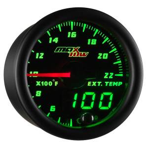 MaxTow Gauges - MaxTow Double Vision Pyrometer Gauge, 2200*