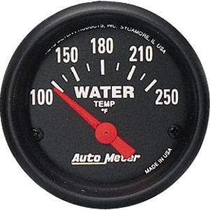 Autometer - Auto Meter Z-Series, Water Temperature 100*-250*F (Short Sweep Electric)