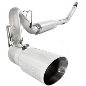 MBRP - MBRP 4" Turbo Back, Dodge (1994-02) 2500/3500, 5.9L Cummins, Single Side Exit, T304 Stainless