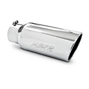 MBRP - MBRP Exhaust Tip 5" inlet, 7" outlet, angle cut 18" long, T-304 Stainless