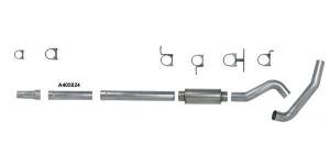 Diamond Eye Performance - Diamond Eye 5" Cat Back Exhaust, Ford (1994-97.5) F250/F350, 7.3L Power Stroke, Single, Aluminized