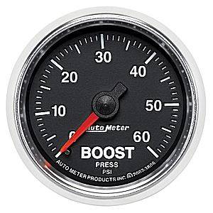Autometer - Auto Meter GS Series, Boost Pressure 0-60psi (Mechanical)