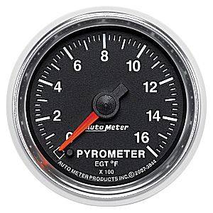Autometer - Auto Meter GS Series, Pyrometer Kit 0*-1600*F (Full Sweep Electric)