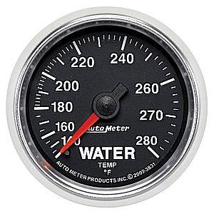 Autometer - Auto Meter GS Series, Water Temperature 140*-280*F (Mechanical)