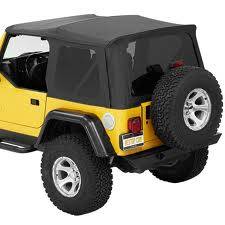 Bestop - Bestop Supertop NX, Jeep (1997-06) TJ Wrangler, w/ tinted side &  rear windows (Black Denim)