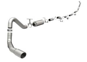 Magnaflow - MagnaFlow 4" Turbo Back, XL Series Exhaust, Ford (2003-04) 6.0L Diesel, Side Rear Exit, Stainless