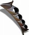 Gauges - Gauge Pods - Pro Parts - Gauge Works Pillar Pod, Ford (1999-07) Super Duty, 4 Gauge