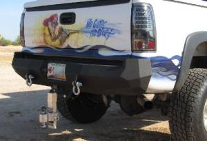 Iron Bull Bumpers - Iron Bull Rear Bumper, Chevy (2001-02) 2500/3500, (01-06) Tahoe/Suburban