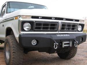 Iron Bull Bumpers - Iron Bull Front Bumper, Ford (1978-79) Bronco, (73-79) F150/F250 