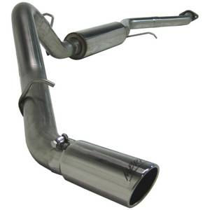 Exhaust - 3" Cat Back Exhaust - MBRP - MBRP Cat Back Exhaust, Chevy/GMC (2003-07) 1500/1500HD,4.8L & 5.3L, EC/CC-SB, Single Side Exit, T-409 Stainless