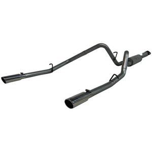 Exhaust - 3" Cat Back Exhaust - MBRP - MBRP Cat Back Exhaust, Chevy/GMC (2003-07) 1500/1500HD, 4.8L & 5.3L, EC/CC-SB, Dual Split Rear, Aluminized