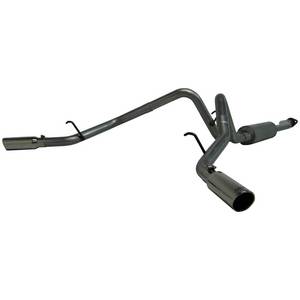 Exhaust - 3" Cat Back Exhaust - MBRP - MBRP Cat Back Exhaust, Chevy/GMC (2003-07) 1500/1500HD, 4.8L & 5.3L, EC/CC-SB, Dual Split Side, Aluminized