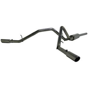 Exhaust - 3" Cat Back Exhaust - MBRP - MBRP Cat Back Exhaust, Chevy/GMC (2009-11) 1500/1500HD, 4.8L & 5.3L EC/CC, Dual Split Side, T409 Stainless