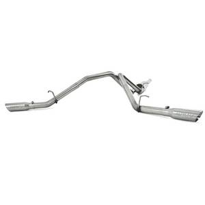 Exhaust - 3" Cat Back Exhaust - MBRP - MBRP Cat Back Exhaust, Chevy/GMC (2009-11) 1500/1500HD, 4.8L & 5.3L EC/CC, Dual Split Side, T304 Stainless