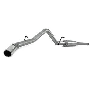 Exhaust - 3" Cat Back Exhaust - MBRP - MBRP Cat Back Exhaust, Chevy/GMC (2009-11) 1500/1500HD, 4.8L & 5.3L EC/CC, Single Side Exit, Aluminized