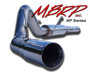 MBRP - MBRP 4" Cat Back Exhaust, Dodge (2004.5-07) 2500/3500, 5.9L Cummins, Single Exit, T409 Stainless