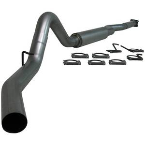 MBRP - MBRP 4" Cat Back Exhaust, Chevy/GMC (2001-05) 2500/3500, 6.6L Duramax, EC/CC, Single Side Exit, Aluminized Perf.