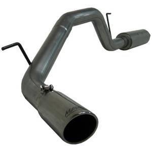 Exhaust - 3" Cat Back Exhaust - MBRP - MBRP 3" Cat Back Exhaust, Nissan (2004-06) Titan, 5.6L, Ec/Cc, Single Side Exit, Aluminized
