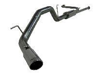 Exhaust - 3" Cat Back Exhaust - MBRP - MBRP 3" Cat Back Exhaust, Nissan (2007-11) Titan, 5.6L, Single Side Exit, Aluminized