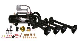 Air Horns - Complete Train Horn Kits - HornBlasters - Shocker Classic, 2 Gallon, 280c, Train Horn Kit
