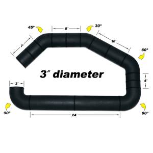 AirAid - AirAid UBI Universal Air Intake Tube, 3 ”