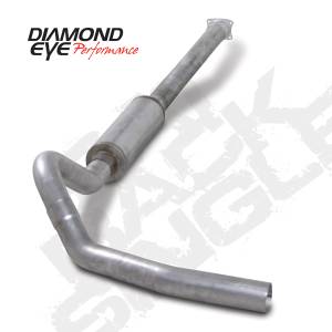 Diamond Eye Performance - Diamond Eye 4" Cat Back Exhaust, Chevy/GMC (2001-05) 2500-3500HD, 6.6L Duramax, Single, Aluminized 