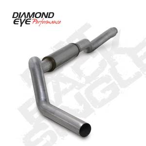 Exhaust - 5" Cat/DPF Back Single Exit Exhaust - Diamond Eye Performance - Diamond Eye 5" Cat Back Exhaust, Chevy/GMC (2006-07) 2500-3500HD, 6.6L Duramax, Single, Aluminized 