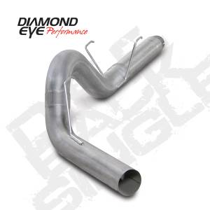 Exhaust - 5" Cat/DPF Back Single Exit Exhaust - Diamond Eye Performance - Diamond Eye 5" D.P.F. Back Exhaust, Dodge (2007.5-11) 2500-3500, 6.7L Cummins, Single, Aluminized 