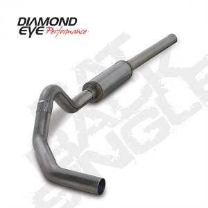 Diamond Eye Performance - Diamond Eye 4" Cat Back Exhaust, Dodge (2004.5-07) 2500-3500, 5.9L Cummins, Single, T409 Stainless 