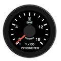 Isspro - Isspro EV2 Series Black Face/Red Pointer, EGT Gauge Kit (0-1600*)