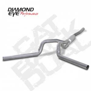Diamond Eye Performance - Diamond Eye 3.5" Cat Back Exhaust, Toyota (2007-09) Tundra, 5.7L Gas, Dual, Aluminized