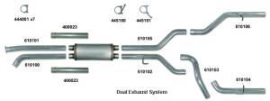 Diamond Eye Performance - Diamond Eye 3.5" Cat Back Exhaust, Nissan (2007-09) Titan, 5.6L Gas, Split Rear Dual, Aluminized