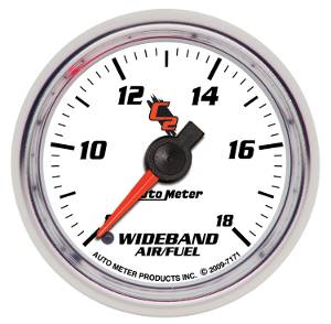 Autometer - Auto Meter C2 Series, Air/Fuel Ratio-Wideband Analog (Full Sweep Electric) 