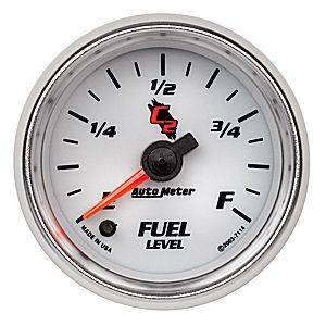 Autometer - Auto Meter C2 Series, Fuel Level Programmable (Full Sweep Electric)