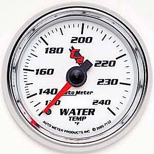 Autometer - Auto Meter C2 Series, Water Temperature 120*-240*F (Mechanical)