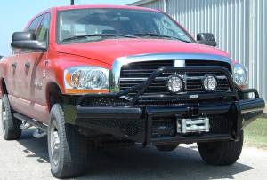 Ranch Hand - Ranch Hand Legend Bullnose Bumper, Dodge (2006-09) 2500/3500 & 1500/2500 Mega Cab, Winch Ready 9.5K