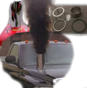 Grand Rock Exhaust - Grand Rock Hood Stack Kit, 7"