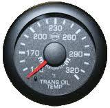 Isspro - Isspro EV2 Series Black Face/Red Pointer, Transmission Temp Gauge (100-280*)