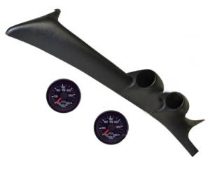 Isspro - Isspro 2 Gauge Kit, Ford (1999-07) Super Duty, Black Face/Red Pointer (60psi Boost, EGT)