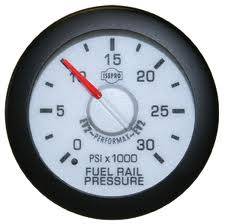 Isspro - Isspro EV2 Series White Face/Red Pointer, Fuel Rail Pressure (0-30,000psi) 5.9L, LB7 6.6L, & LLY 6.6L