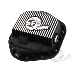 aFe - aFe Front Differential Cover, Ford Diesel Trucks (1994.5-12) 7.3L/6.0L/6.4L/6.7L, Machined Fins