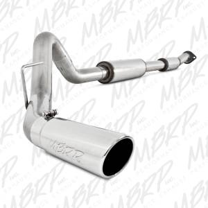 Exhaust - 3.5" Cat Back Exhaust - MBRP - MBRP 3.5" Cat-Back Exhaust, Ford (2011-12) F-150 Raptor 6.2L CC-SB / EC-SB, Single Exit, Aluminized