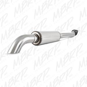 Exhaust - 3.5" Cat Back Exhaust - MBRP - MBRP 3.5" Cat-Back Exhaust, Ford (2011-12) F-150 Raptor 6.2L CC-SB / EC-SB, Single Exit Turn Down, Aluminized