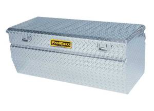 Pro Maxx - Pro Maxx Tool Box Chest, 36"L x 19"W x 18"H Aluminum Diamond Plate, wedged bottom